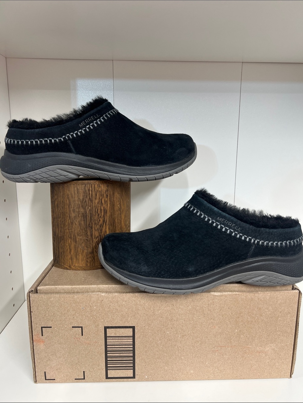 🔥🔥 MERRELL Encore Ice 5 Water Resistant Genuine Shearling Slip-On Shoe 7.5